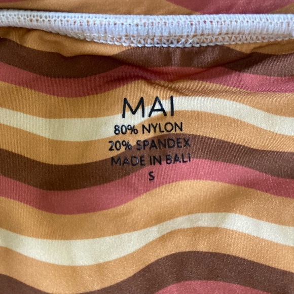 Mai Deluxe Collection Every Day Shorts NWT High Rise in Groove 70s Wave - Picture 6 of 6